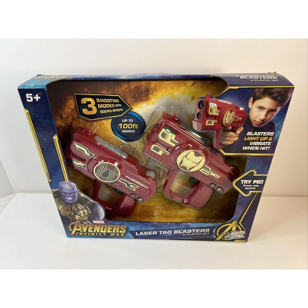 Marvel Avengers Infinity War Laser Tag Blaster 2 Player‎ Set